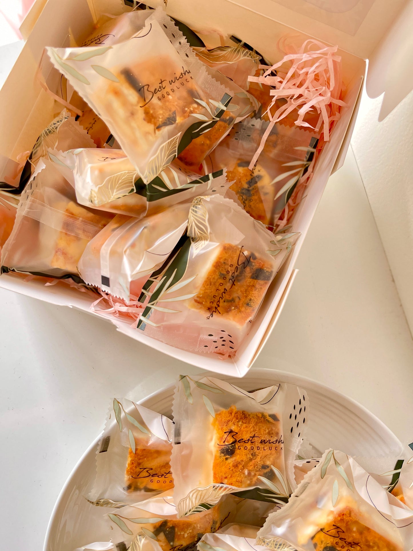 Bánh bông tuyết chà bông muối