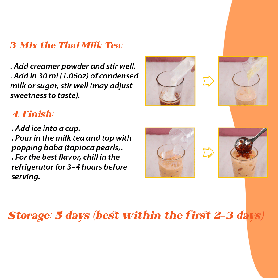 TRÀ SỮA THÁI ĐỎ (THAI MILK TEA KIT)