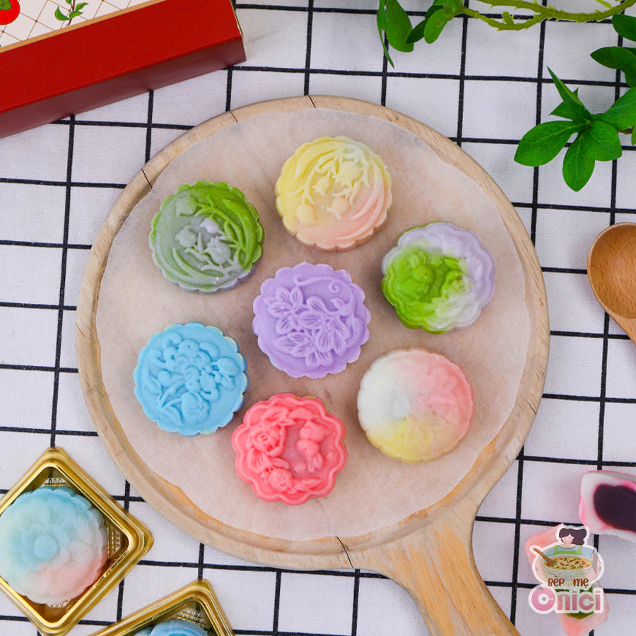 Set làm bánh trung thu DẺO 3 vị nhân