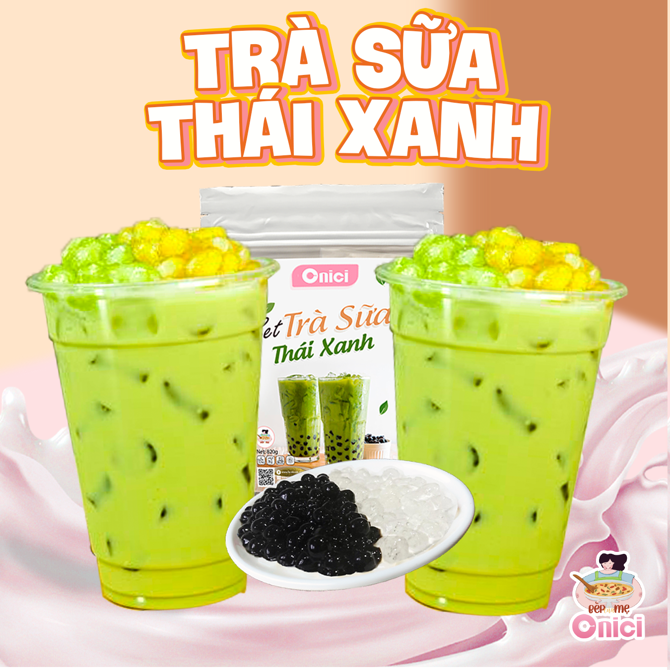 TRÀ SỮA THÁI XANH (BỘ TRÀ SỮA XANH THÁI)