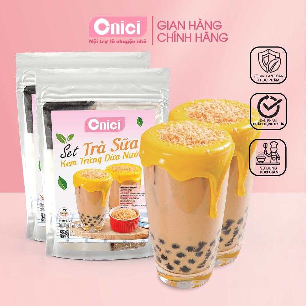 TRÀ SỮA KEM TRỨNG DỪA NƯỚNG (TRÀ SỮA DỪA CREME BRULEE)