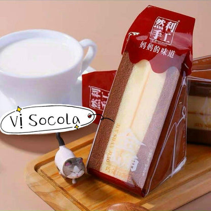 Bánh Bông Lan Tam Giác Đài Loan 3 Vị (Bánh Sandwich Tam Giác 3 Hương Vị)