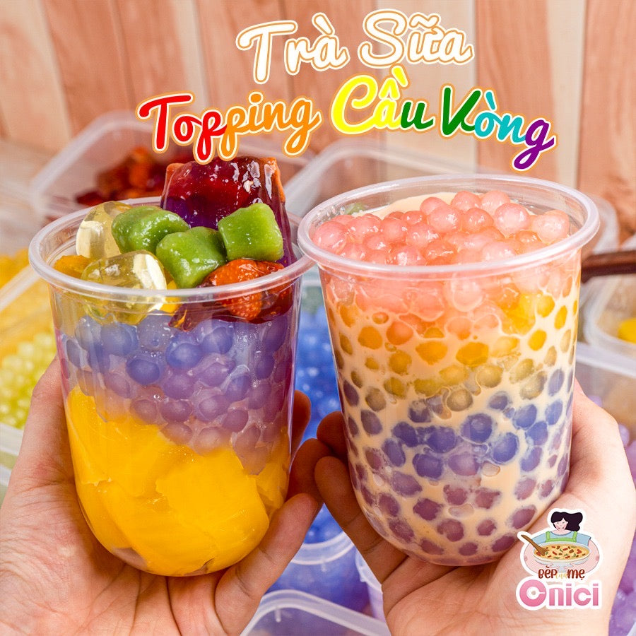 TRÀ SỮA CẦU VỒNG (RAINBOW MILK TEA KIT)