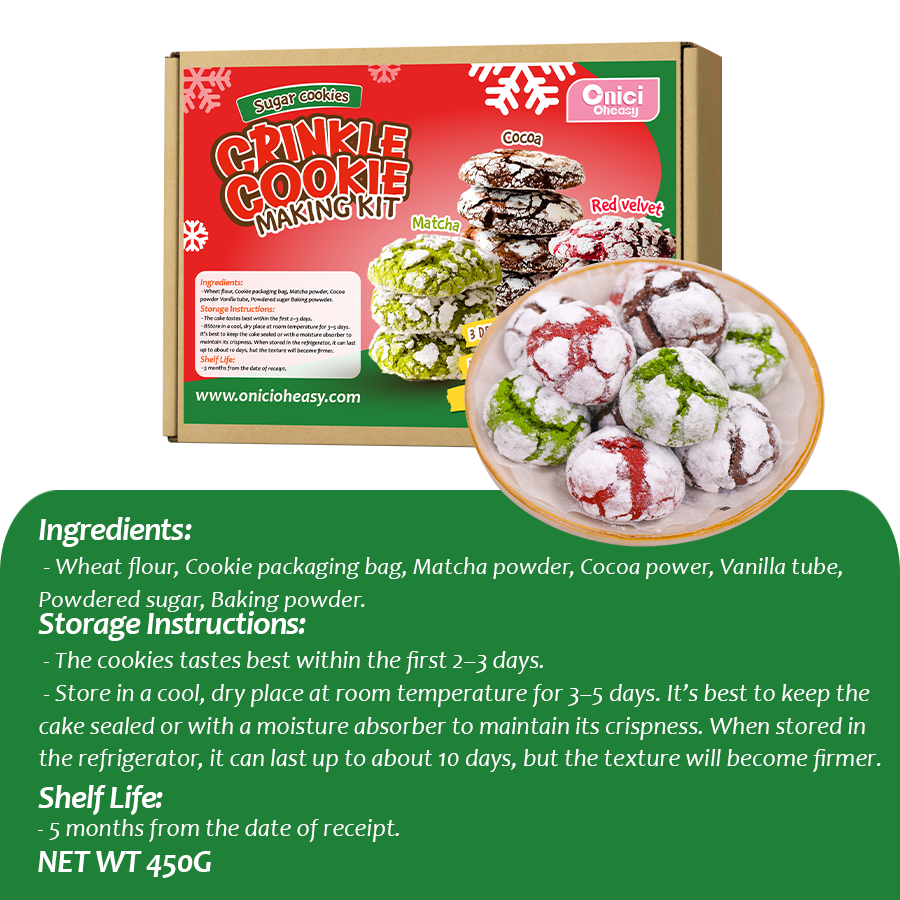 Crinkle Cookies Making Kit