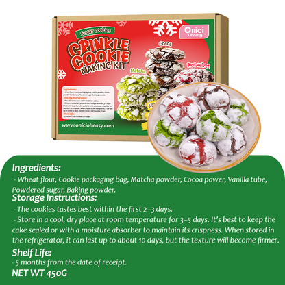 Crinkle Cookies Making Kit