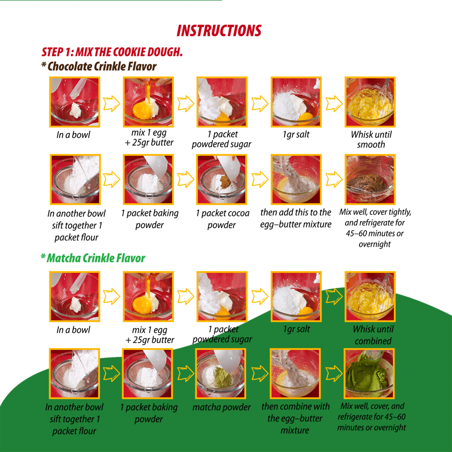Crinkle Cookies Making Kit