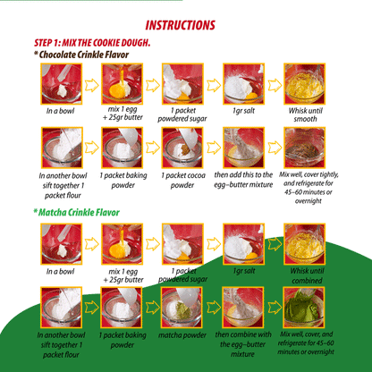 Crinkle Cookies Making Kit