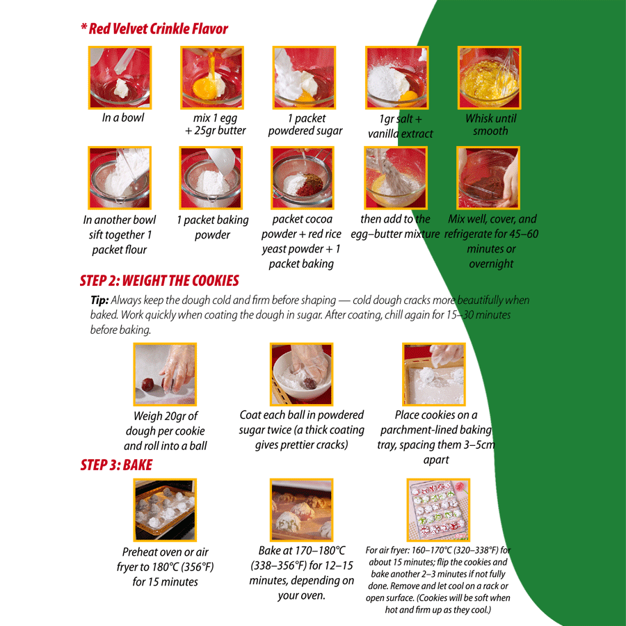 Crinkle Cookies Making Kit