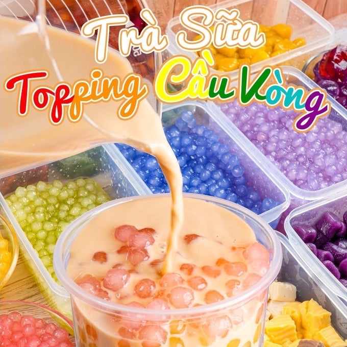 TRÀ SỮA CẦU VỒNG (RAINBOW MILK TEA KIT)