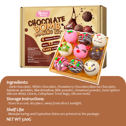 chocolate bomb diy making kit