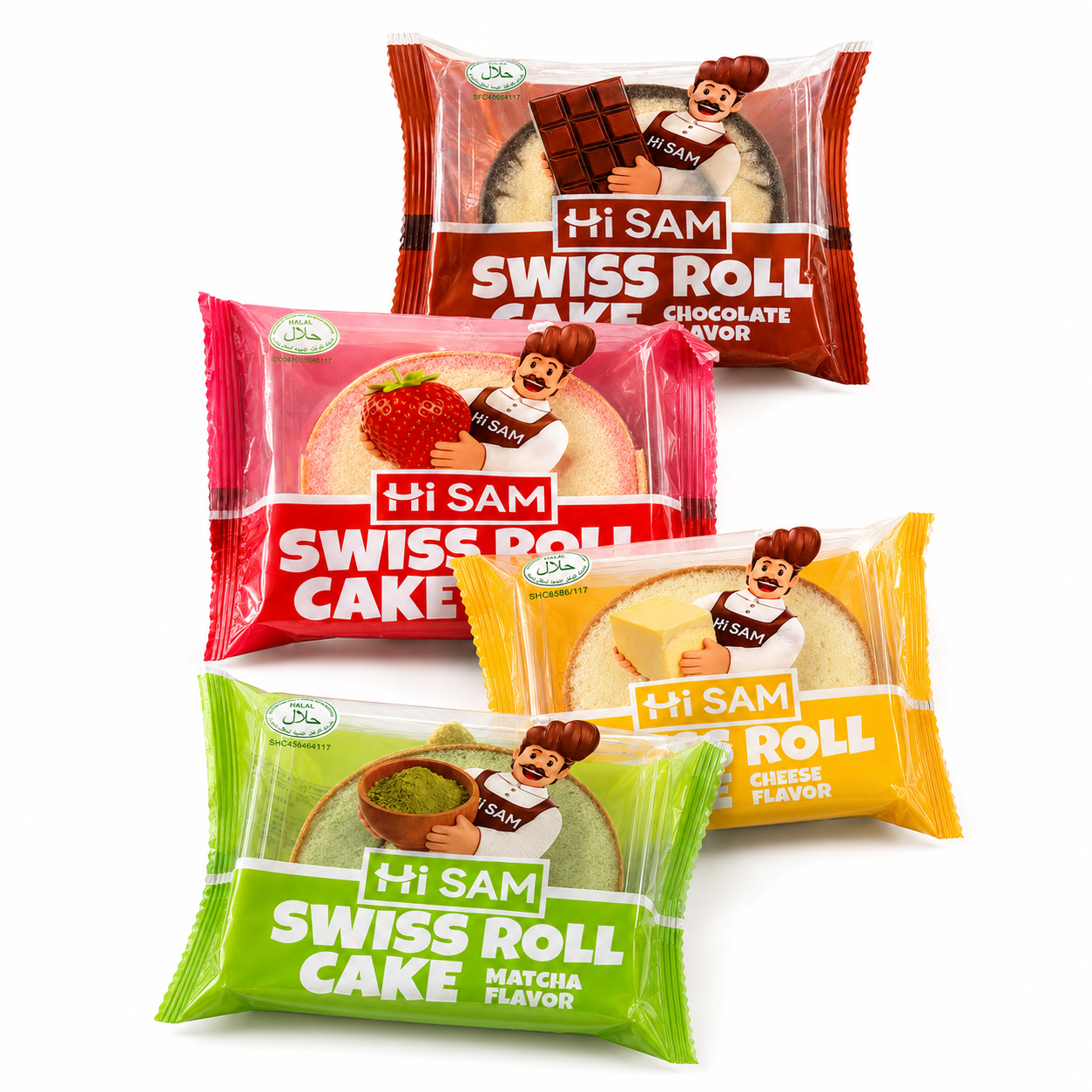 Bánh Bông Lan Cuộn Kem (Swiss Roll Cake)
