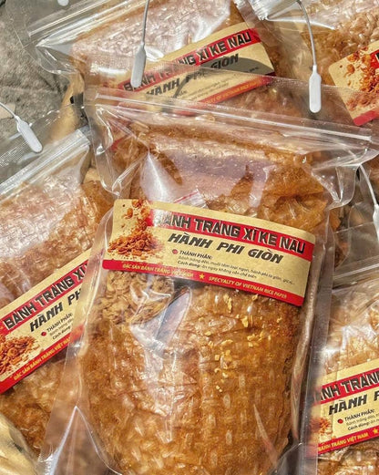 Bánh Tráng Xì Ke Nâu Hành Phi Giòn (Pre-order 1 week)