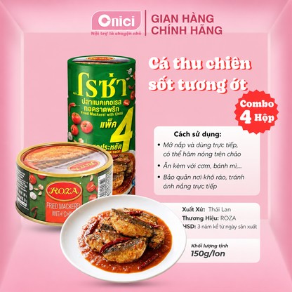 Cá Thu Chiên Sốt Tương Ớt Roza