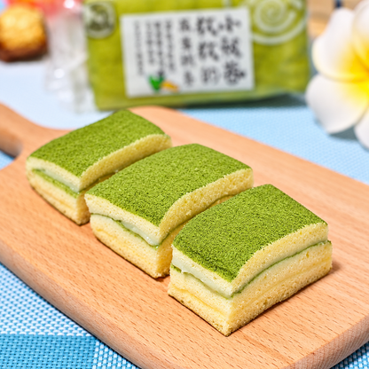 Bánh Bông Lan Cuộn Matcha Nhân Kem