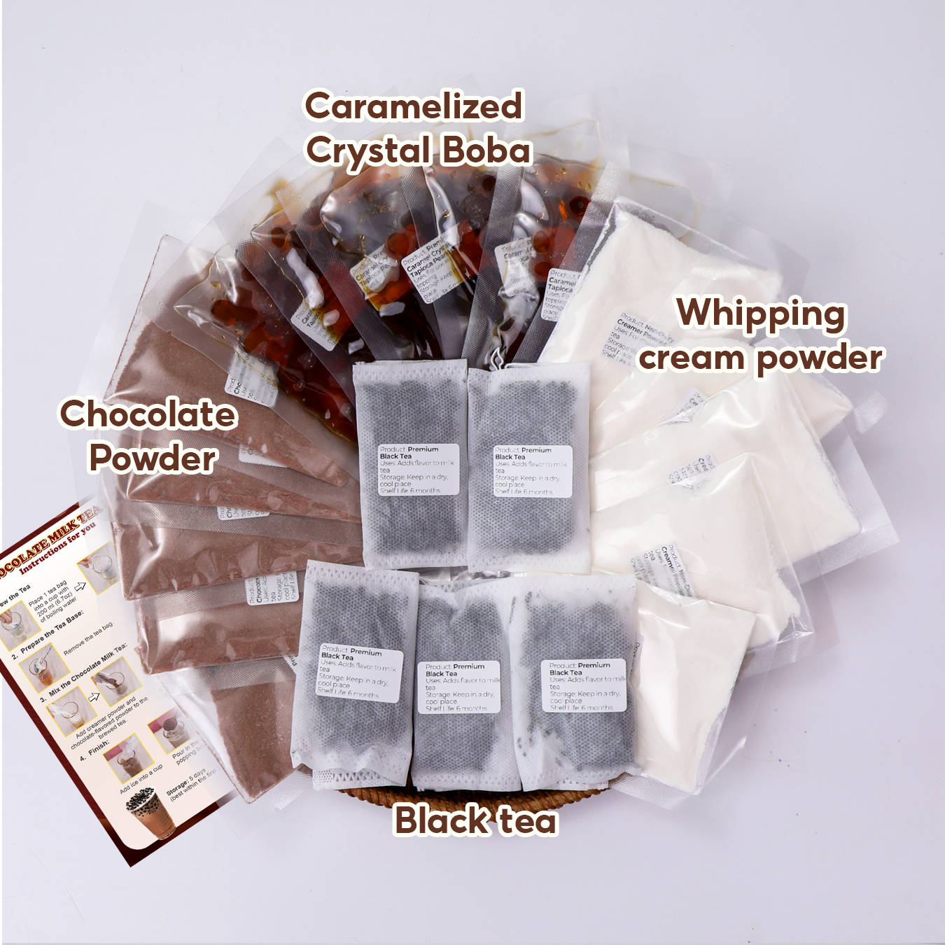 TRÀ SỮA CHOCOLATE (CHOCOLATE MILK TEA KIT)