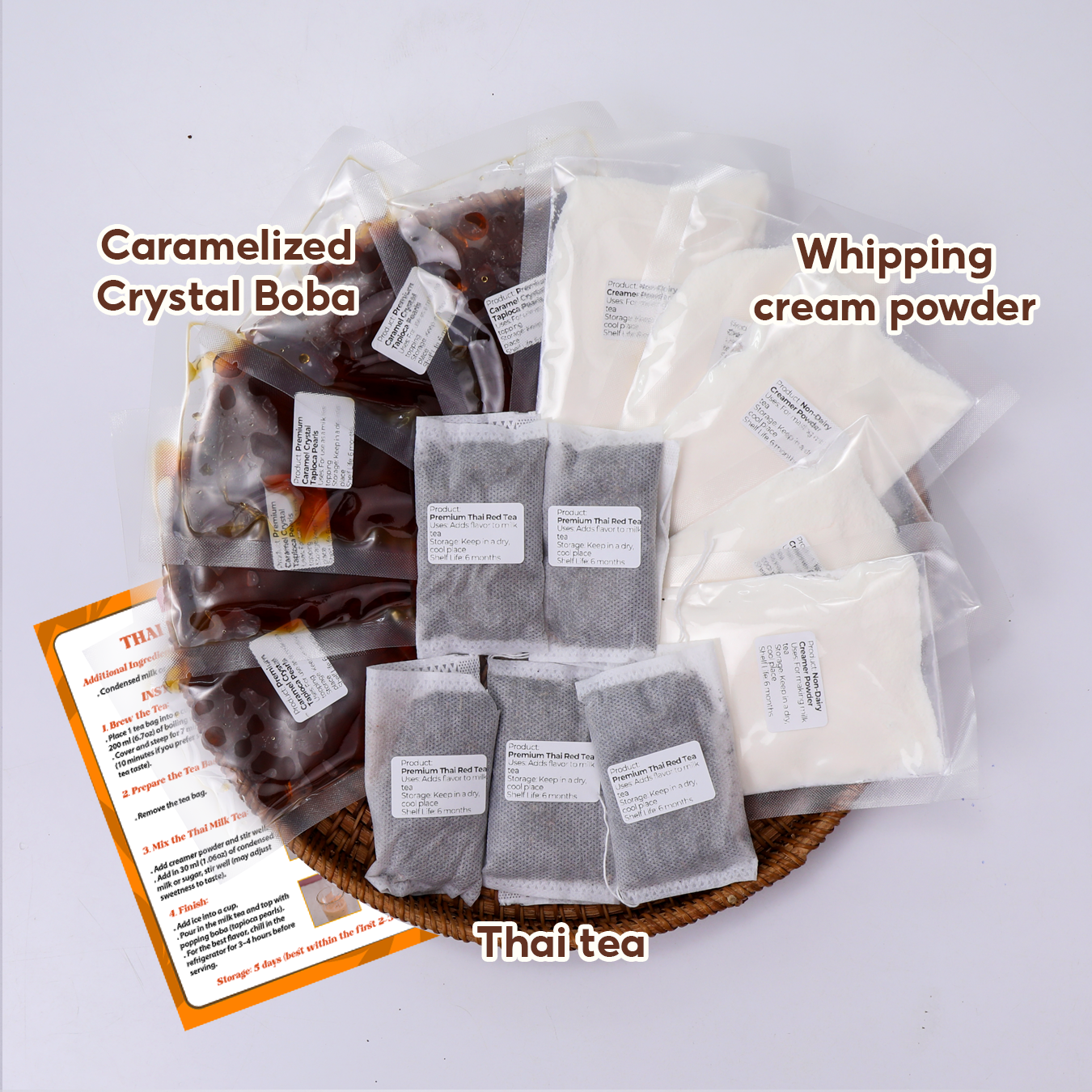 TRÀ SỮA THÁI ĐỎ (THAI MILK TEA KIT)