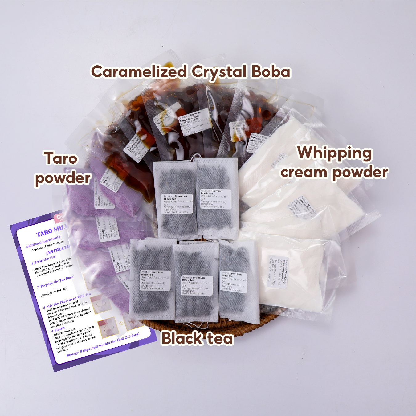 TRÀ SỮA KHOAI MÔN (TARO MILK TEA KIT)