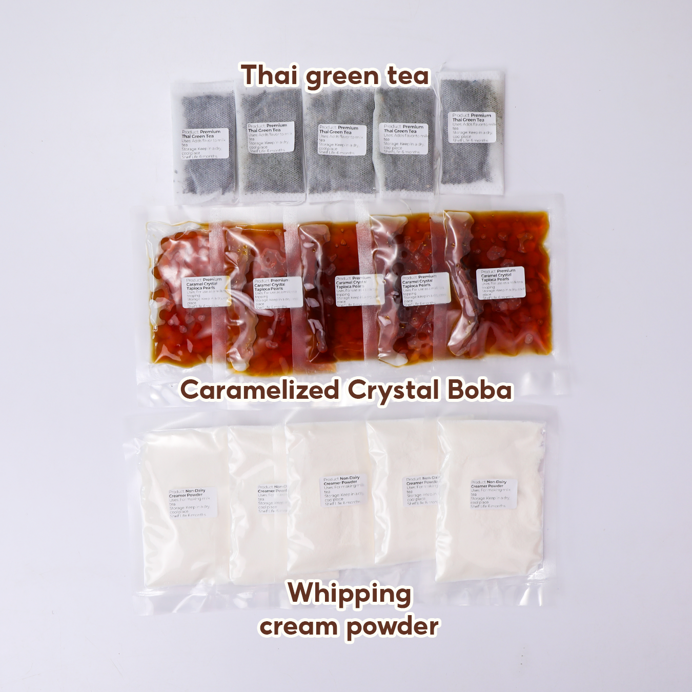 TRÀ SỮA THÁI XANH (THAI GREEN MILK TEA KIT)