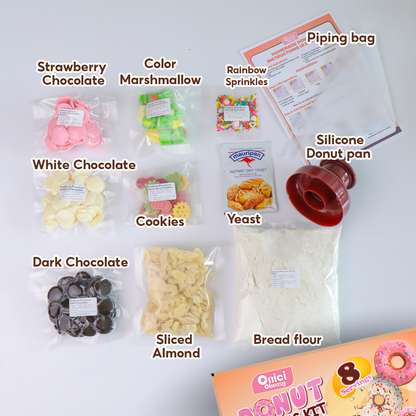DIY DONUT MAKING KIT – Make 8 Homemade Donuts