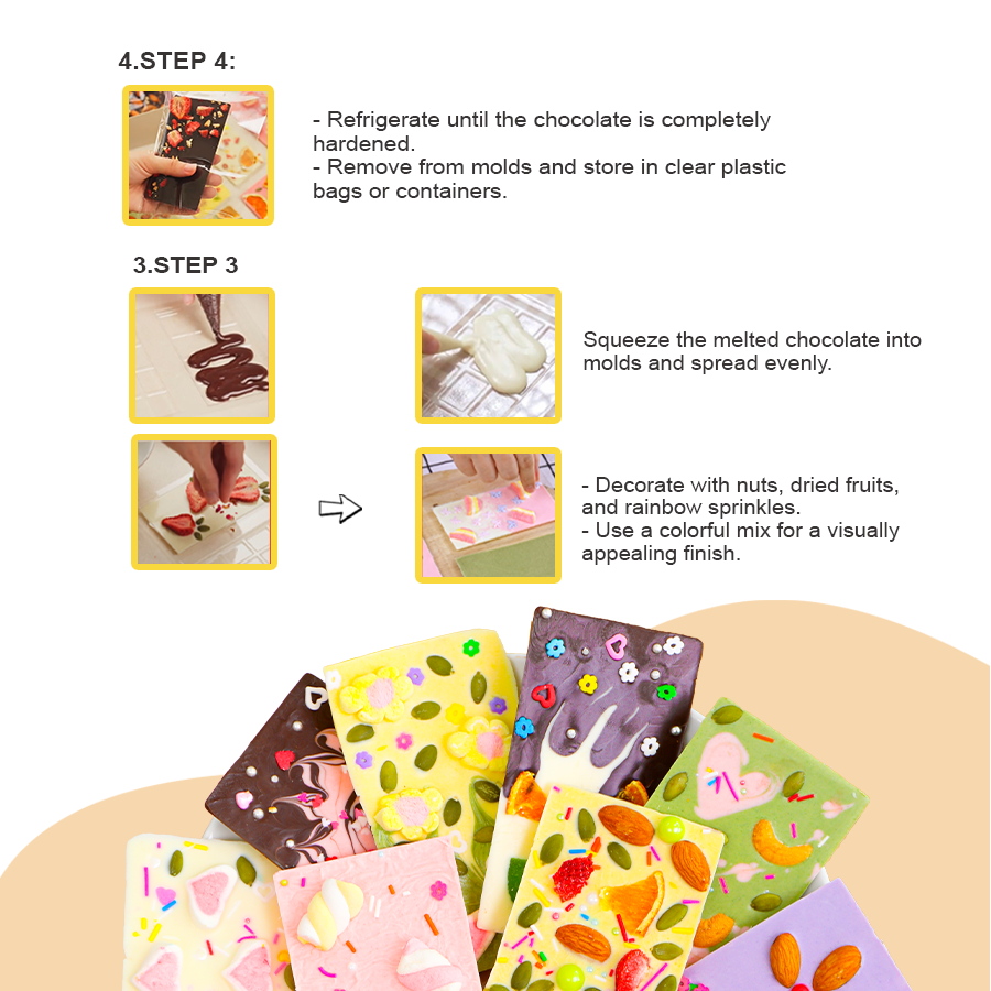 SET CHOCOLATE BARK (DIY CHOCOLATE BARK KIT)