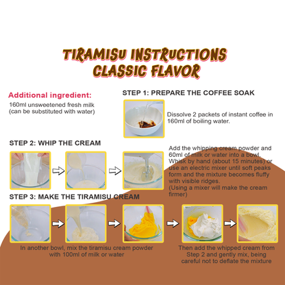 Tiramisu Making Kit – DIY Dessert Kit, Makes 1 Tin Cake