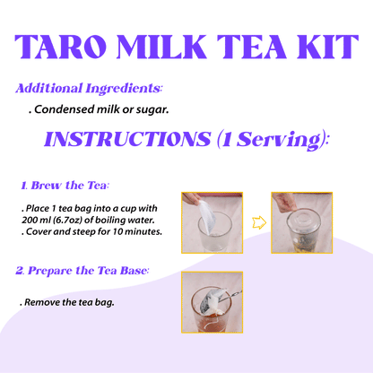 TRÀ SỮA KHOAI MÔN (TARO MILK TEA KIT)