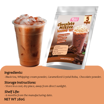 TRÀ SỮA CHOCOLATE (CHOCOLATE MILK TEA KIT)