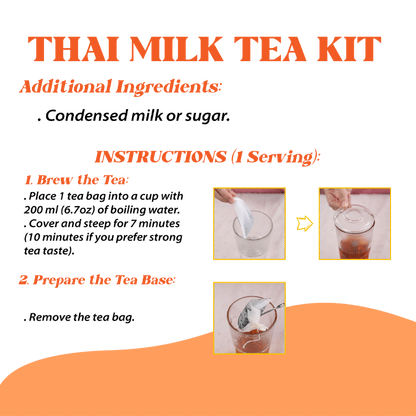 TRÀ SỮA THÁI ĐỎ (THAI MILK TEA KIT)