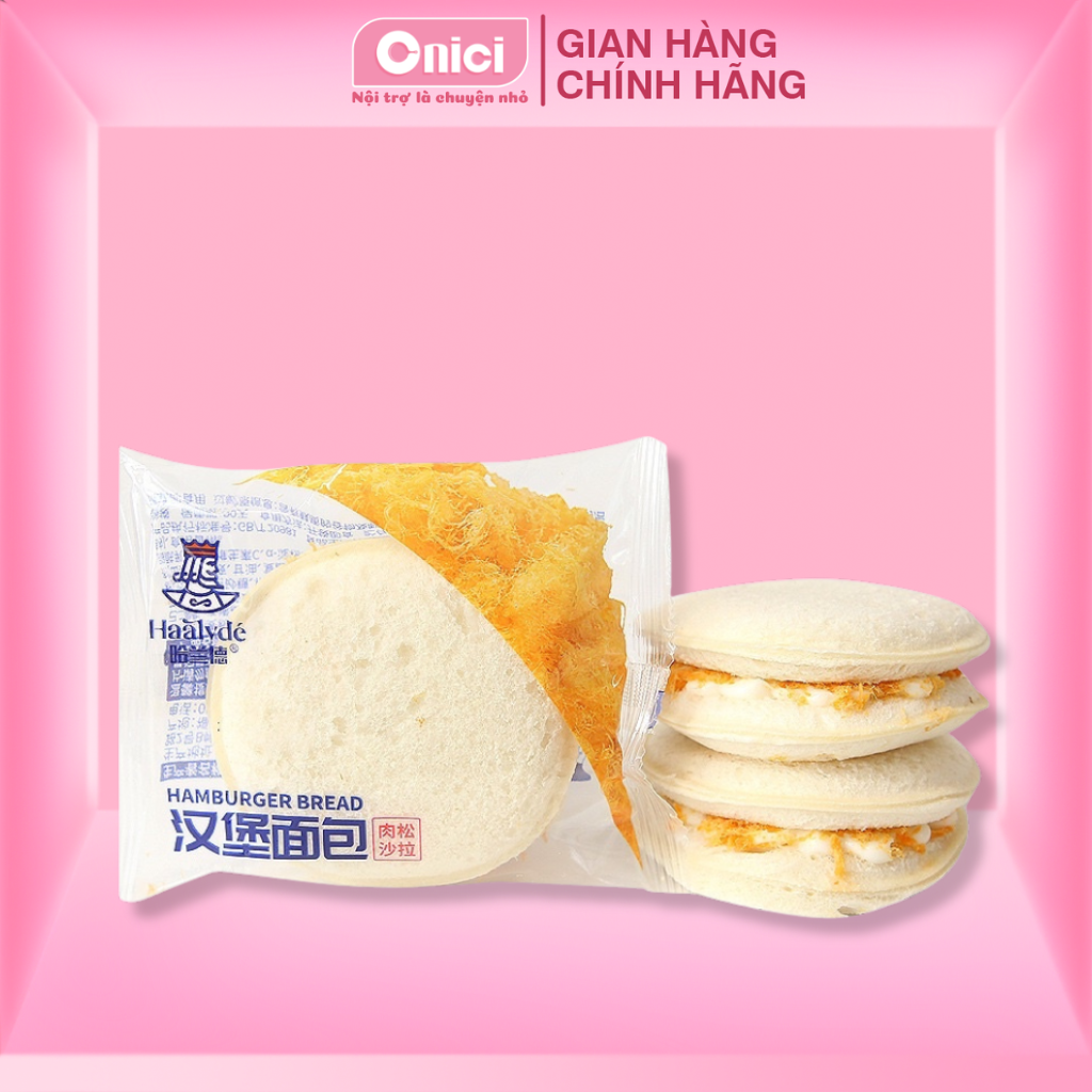 Bánh mì Hamburger kẹp sữa chua ruốc