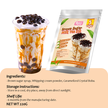 brown sugar milk tea making kit onici