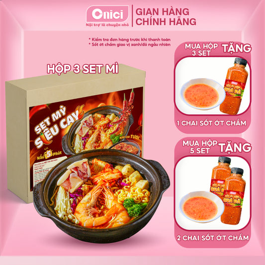 Set Mì Cay Không Kimchi (Set Ramen Cay)