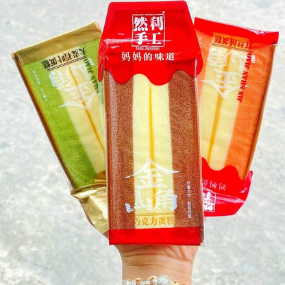 Bánh Bông Lan Tam Giác Đài Loan 3 Vị (Bánh Sandwich Tam Giác 3 Hương Vị)