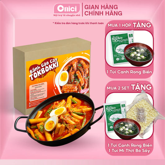 Set nguyên liệu nấu Tokbokki