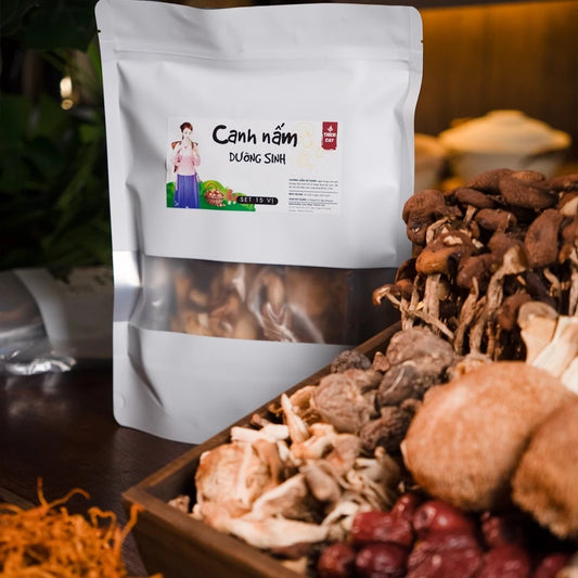 Set Canh Nấm Dưỡng Sinh 15 Vị