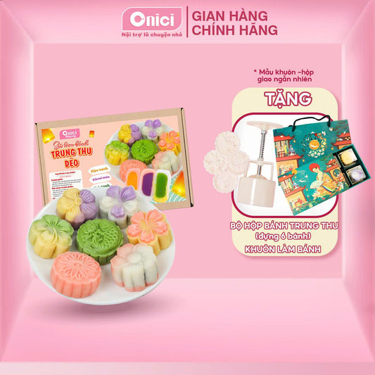 Set làm bánh trung thu DẺO 3 vị nhân