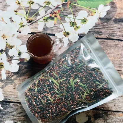 TRÀ GẠO LỨT ĐẬU ĐEN (BROWN RICE & BLACK BEANS TEA)