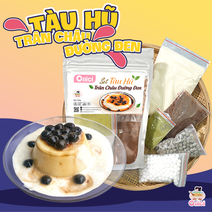 TÀU HỦ TRÂN CHÂU ĐƯỜNG ĐEN (TOFU BOBA ĐƯỜNG NÂU)