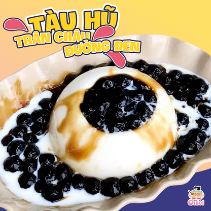 TÀU HỦ TRÂN CHÂU ĐƯỜNG ĐEN (TOFU BOBA ĐƯỜNG NÂU)
