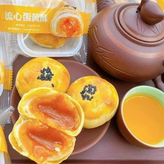 Bánh Trứng Chảy (Bánh Trứng Muối)