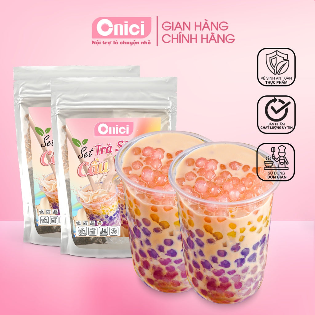 TRÀ SỮA CẦU VỒNG (RAINBOW MILK TEA KIT)